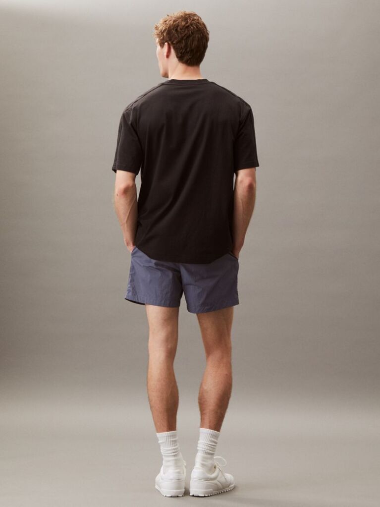 Μαύρο Αθλητικό T-shirt  Άνδρας