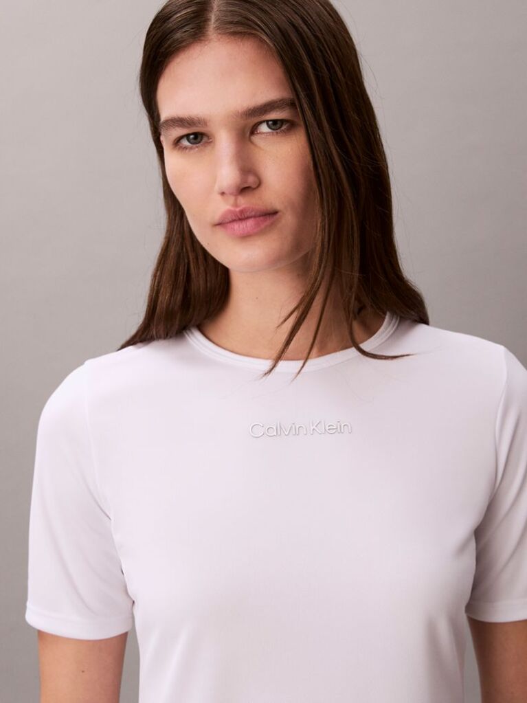 Λευκό Αθλητικό T-shirt  Γυναίκα