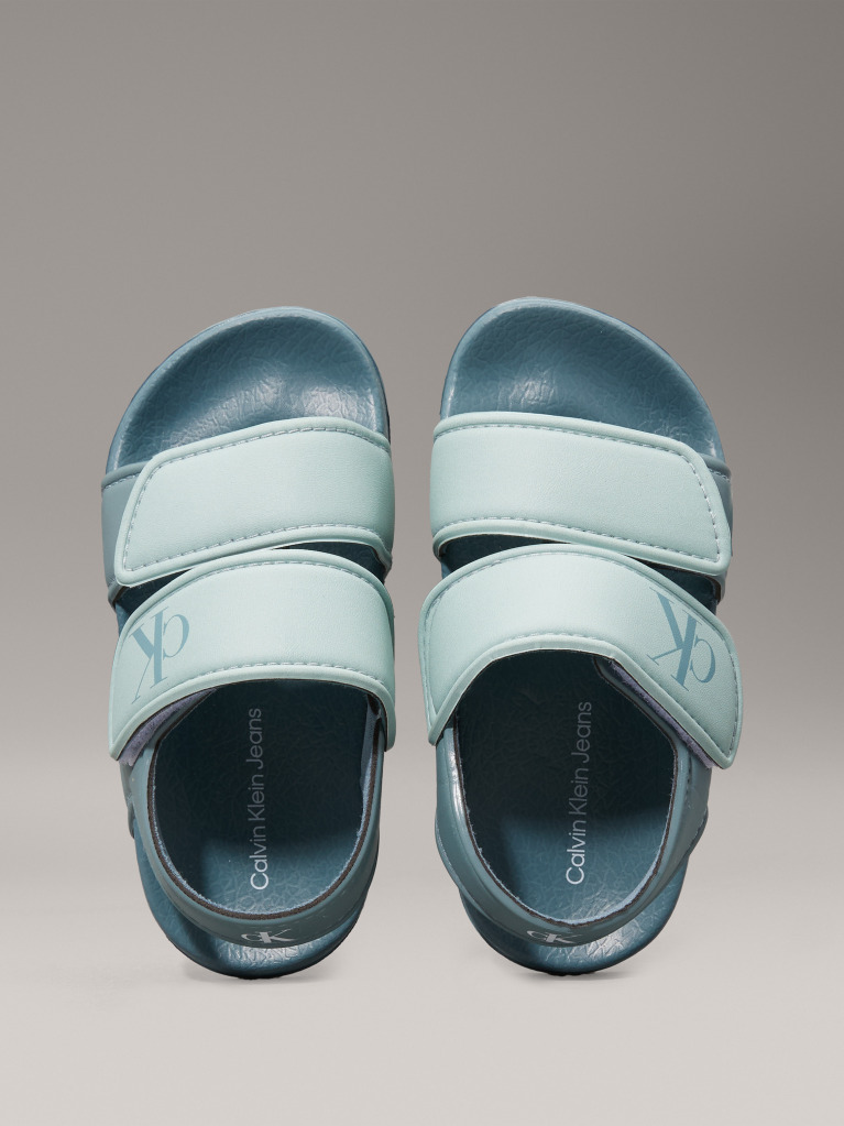 Green Velcro Sandal  Kids Unisex