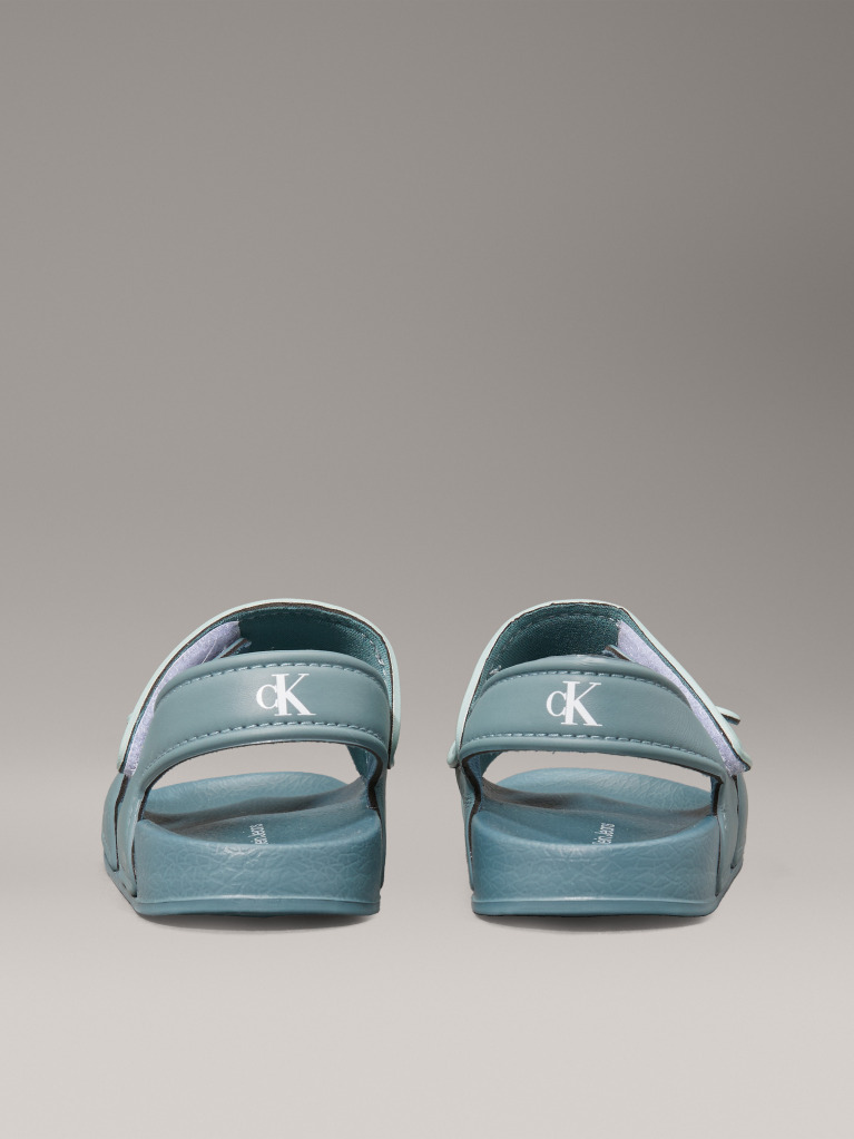Green Velcro Sandal  Kids Unisex