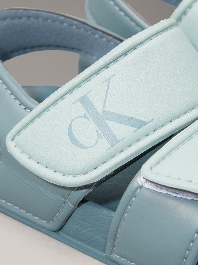Green Velcro Sandal  Kids Unisex