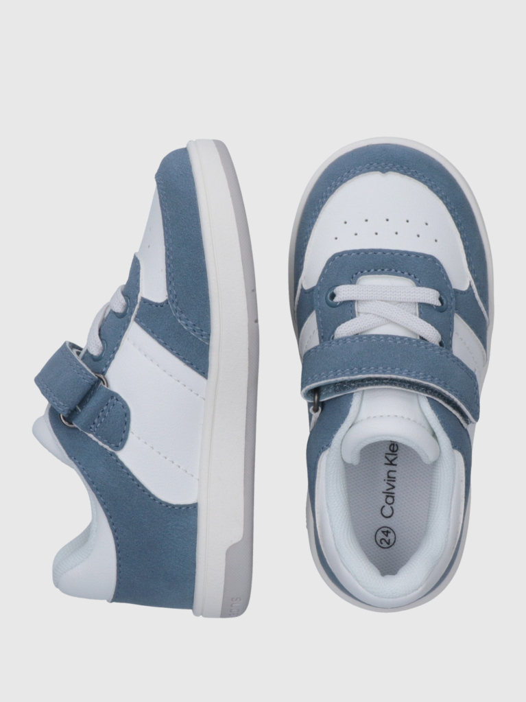 Multi Low Cut Lace-Up / Velcro Sneakers  Kids Unisex