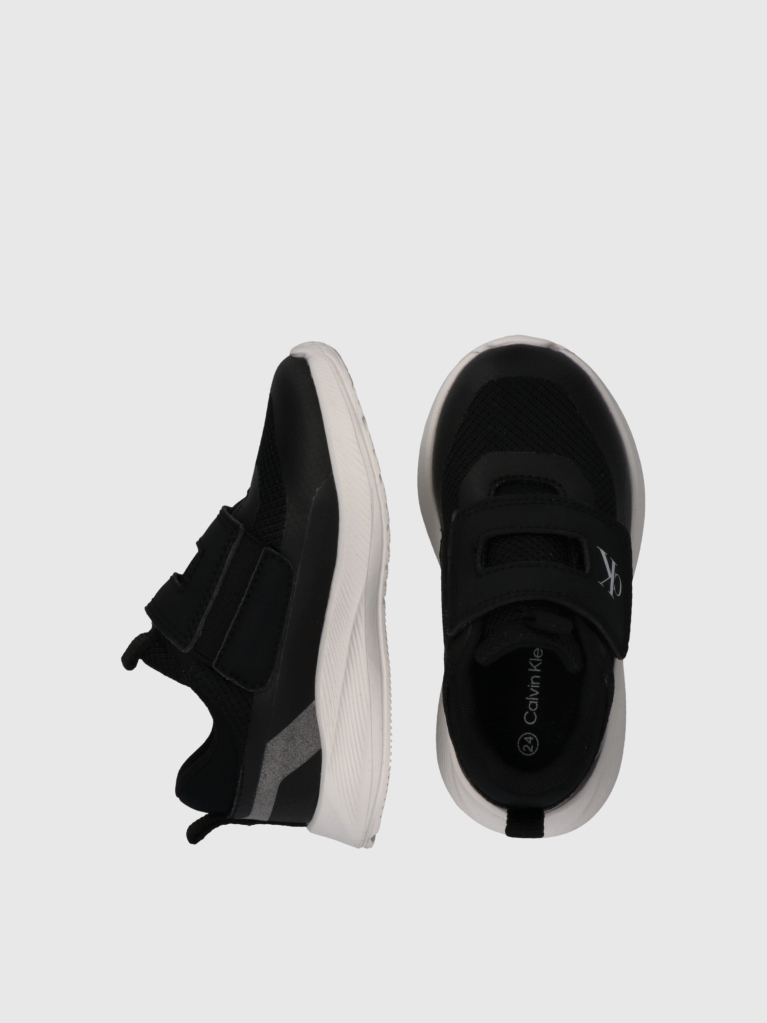 Μαύρο Sneakers Με Velcro Και Χαμηλό Κόψιμο  Παιδικό Unisex