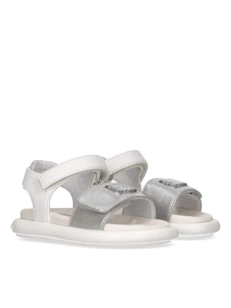 Silver Velcro Sandal  Girls