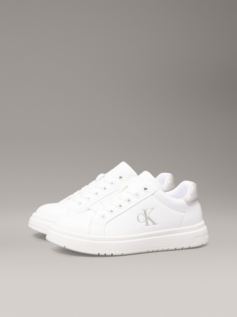 Λευκό Χαμηλά Sneakers Με Κορδόνια  Κορίτσι