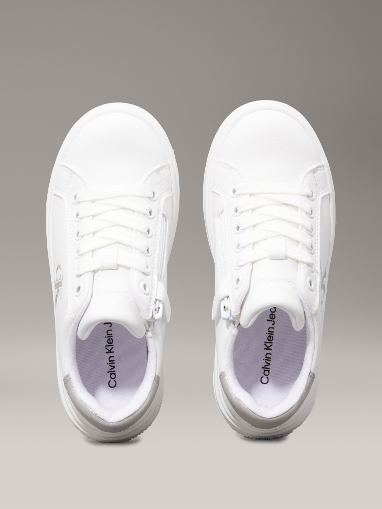 Λευκό Χαμηλά Sneakers Με Κορδόνια  Κορίτσι
