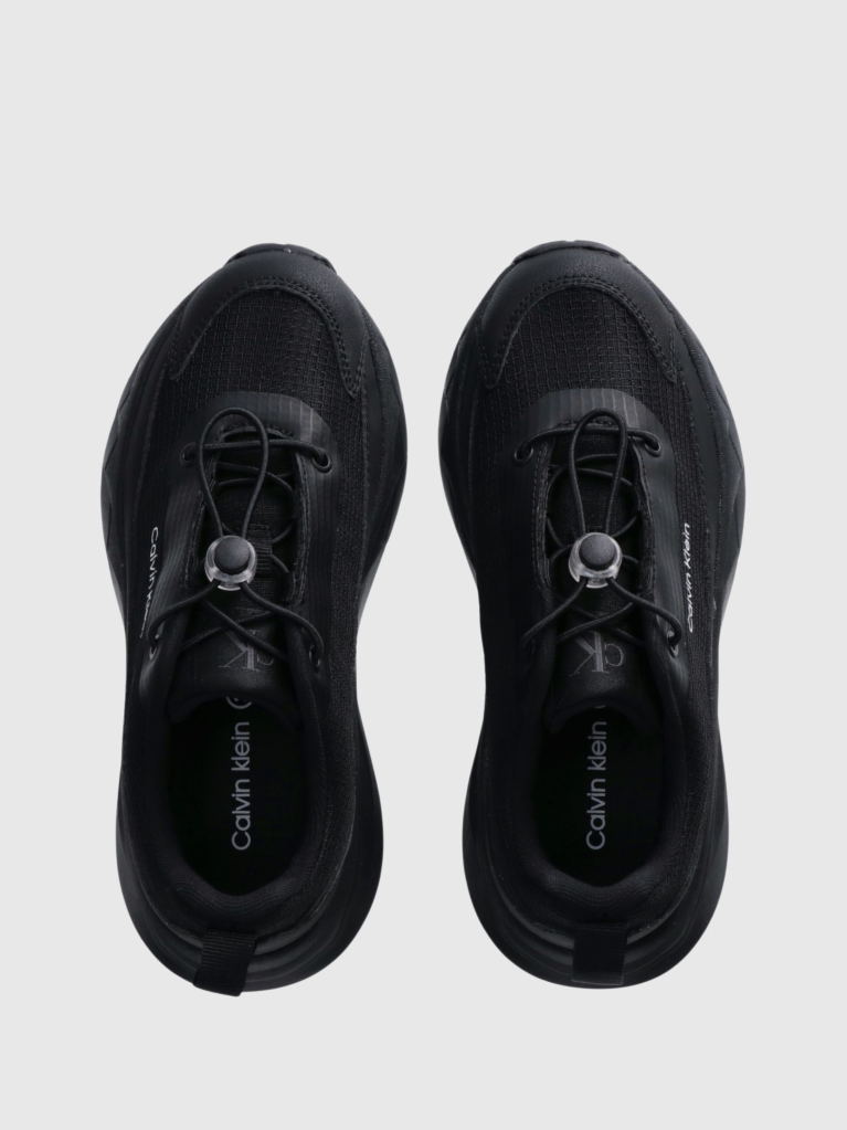 Black Low Cut Lace-Up Sneakers  Kids Unisex