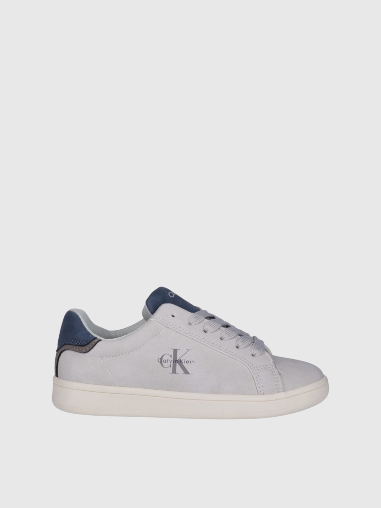 Blue Kids Low Cut Lace-Up Sneakers  Kids Unisex