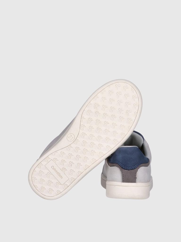 Blue Kids Low Cut Lace-Up Sneakers  Kids Unisex