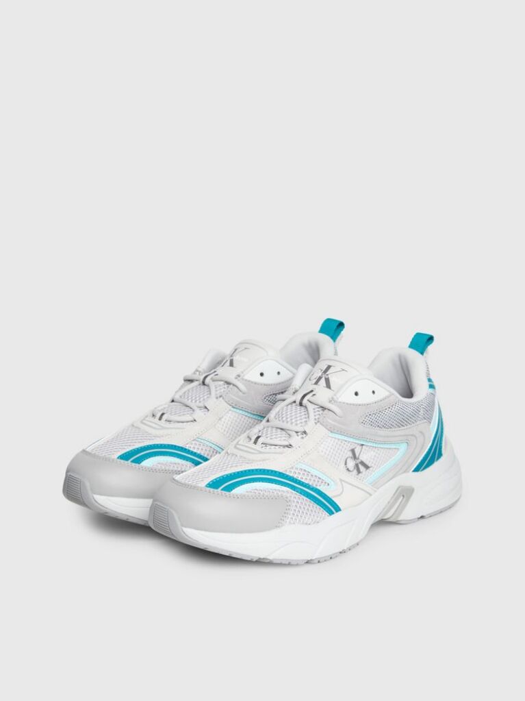 Λευκό Δερμάτινα Sneakers  Άνδρας