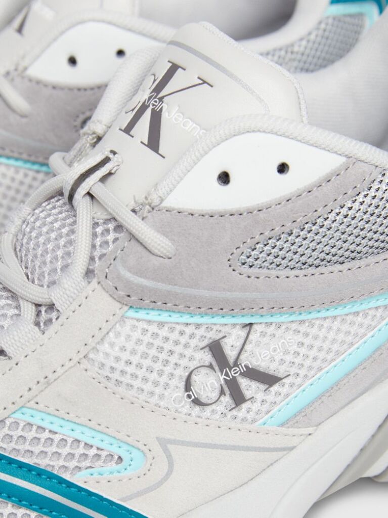 Λευκό Δερμάτινα Sneakers  Άνδρας