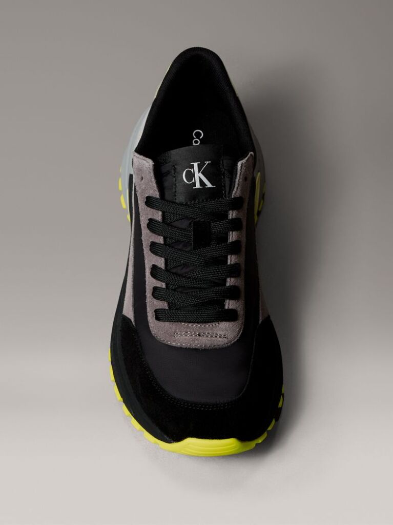 Black Suede Trainers  Men