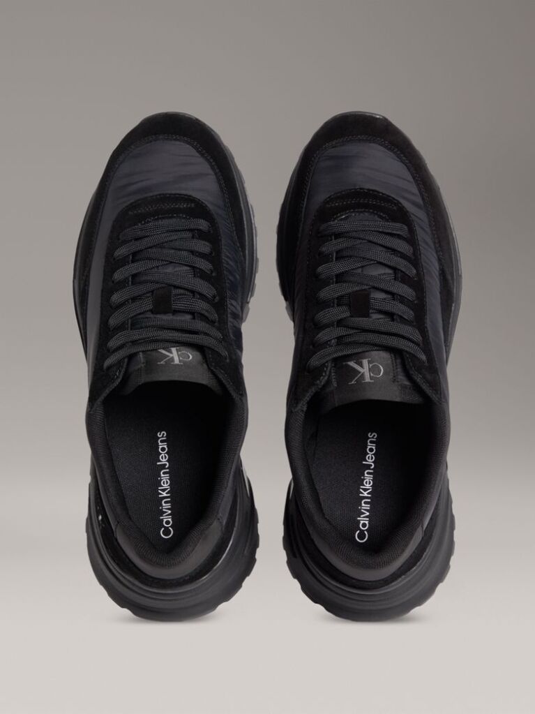 Black Suede Trainers  Men