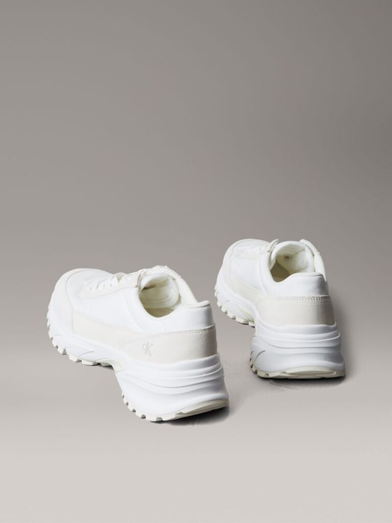White Suede Trainers  Men