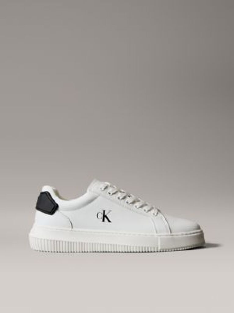 Λευκό Δερμάτινα Sneakers  Άνδρας