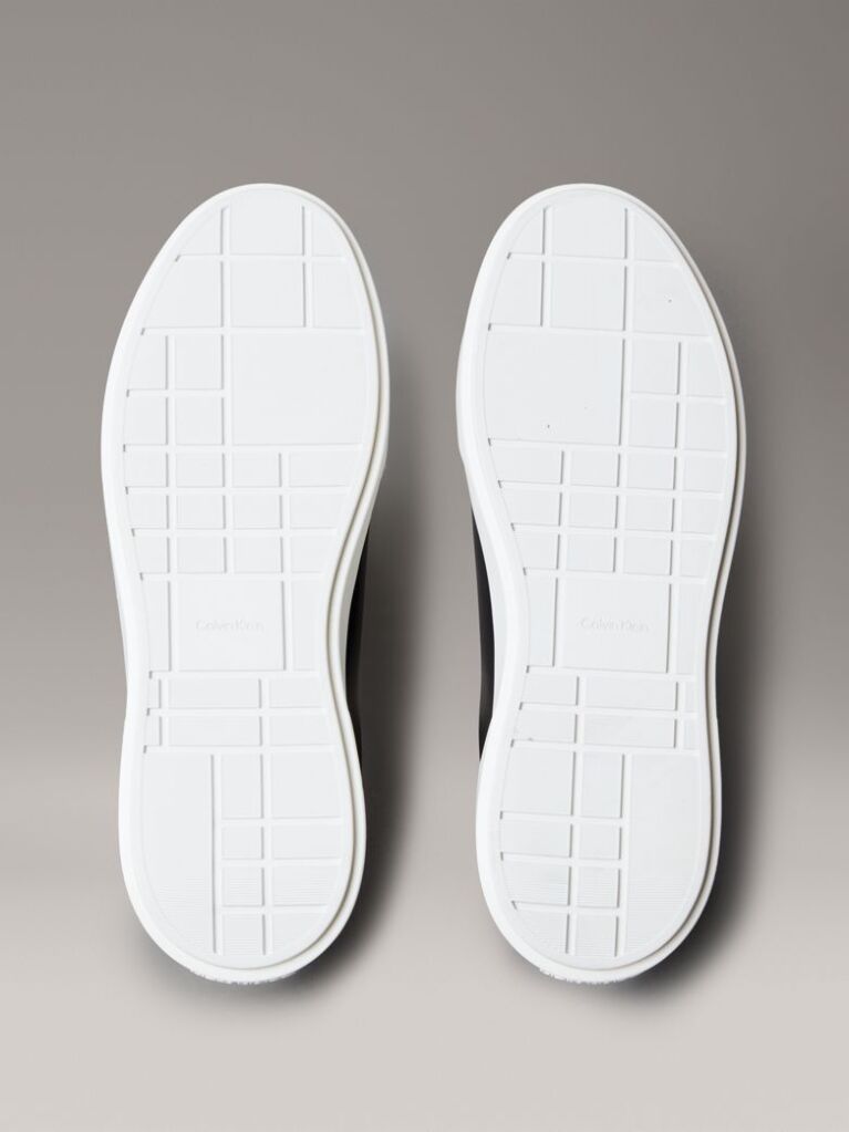 Μαύρο Δερμάτινα Sneakers NYC   Άνδρας