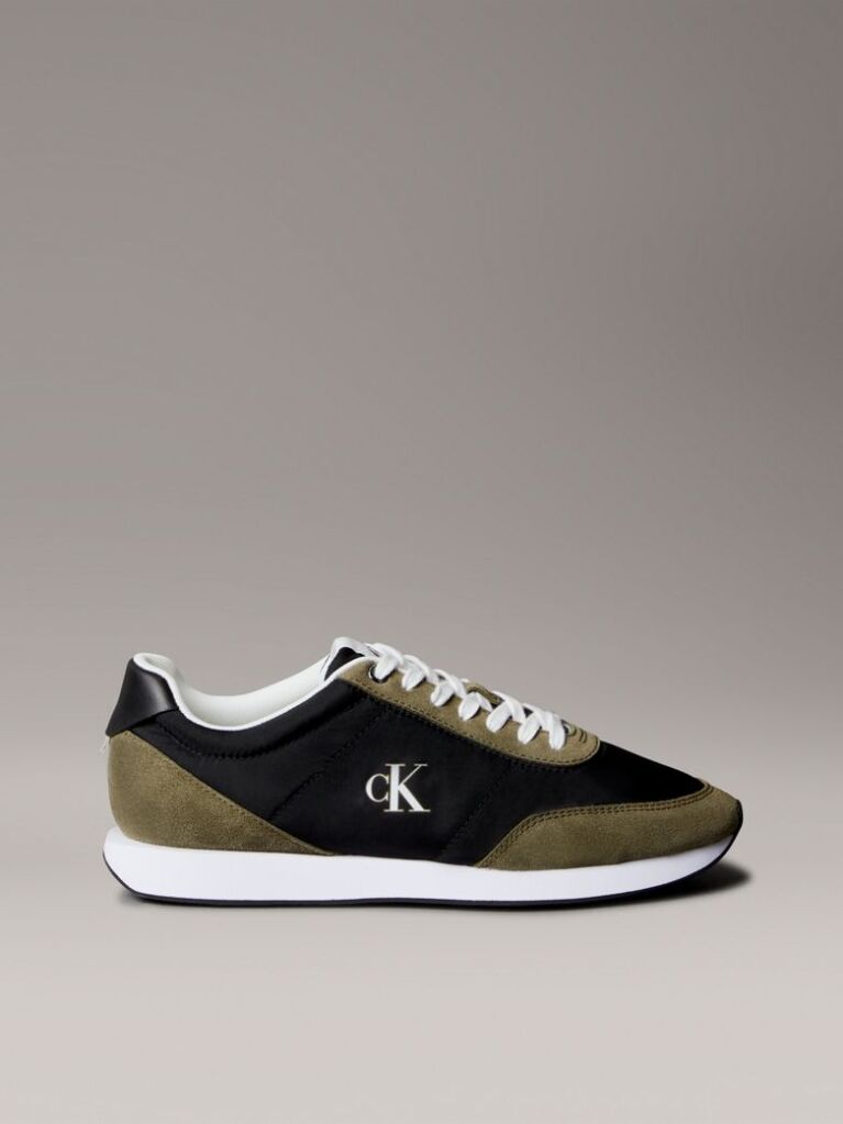 Multi Suede Mix Signature Logo Runner Trainers  Men
