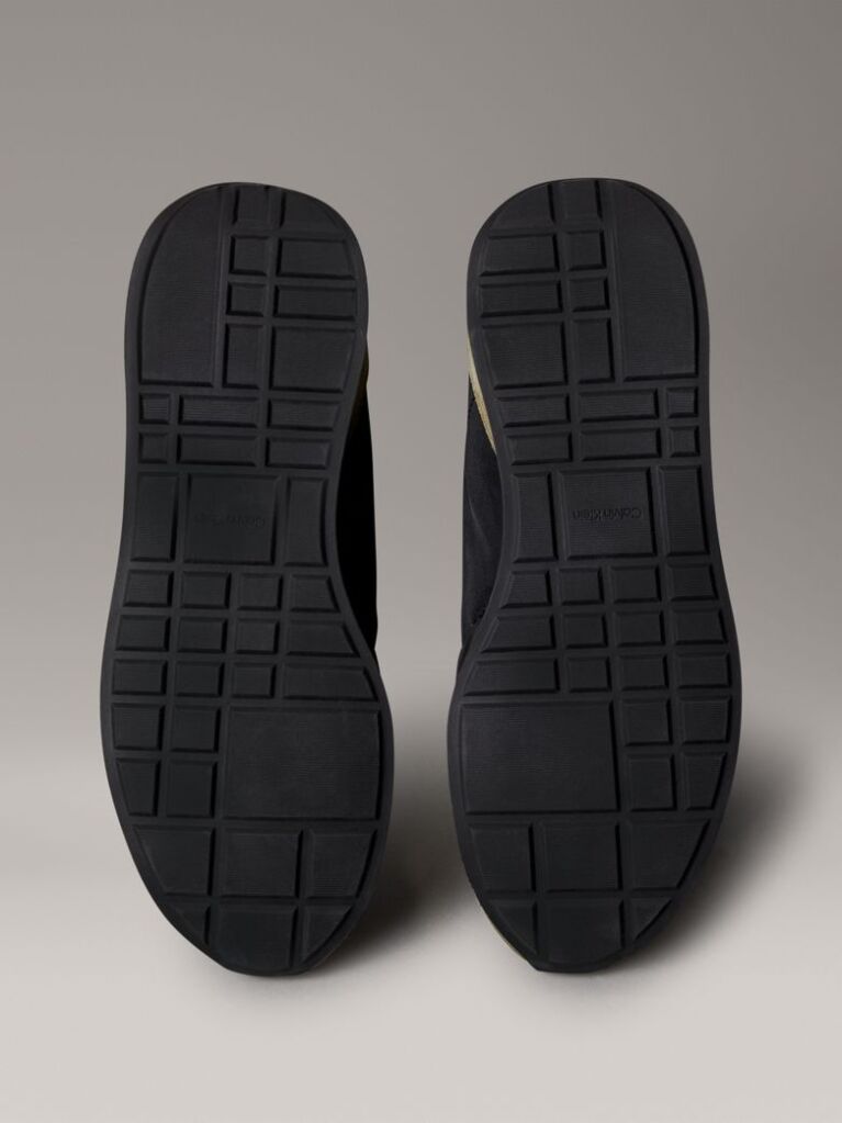 Multi Suede Mix Signature Logo Runner Trainers  Men