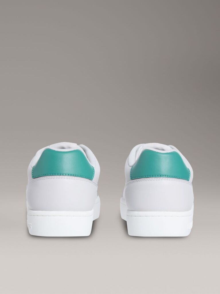 Λευκό Δερμάτινα Sneakers  Άνδρας