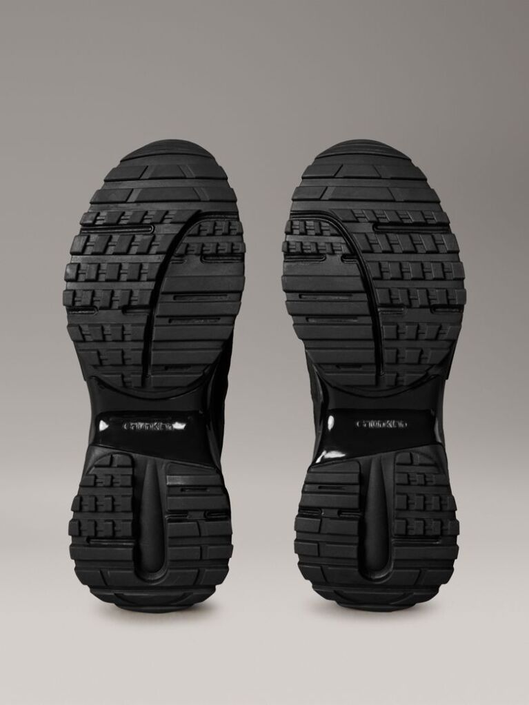 Μαύρο Σουέτ Sneakers Με Λογότυπο  Άνδρας