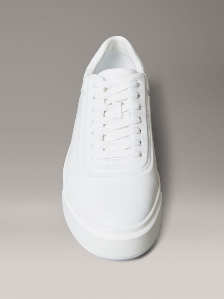 White Premier - Leather Signature Trainers  Men