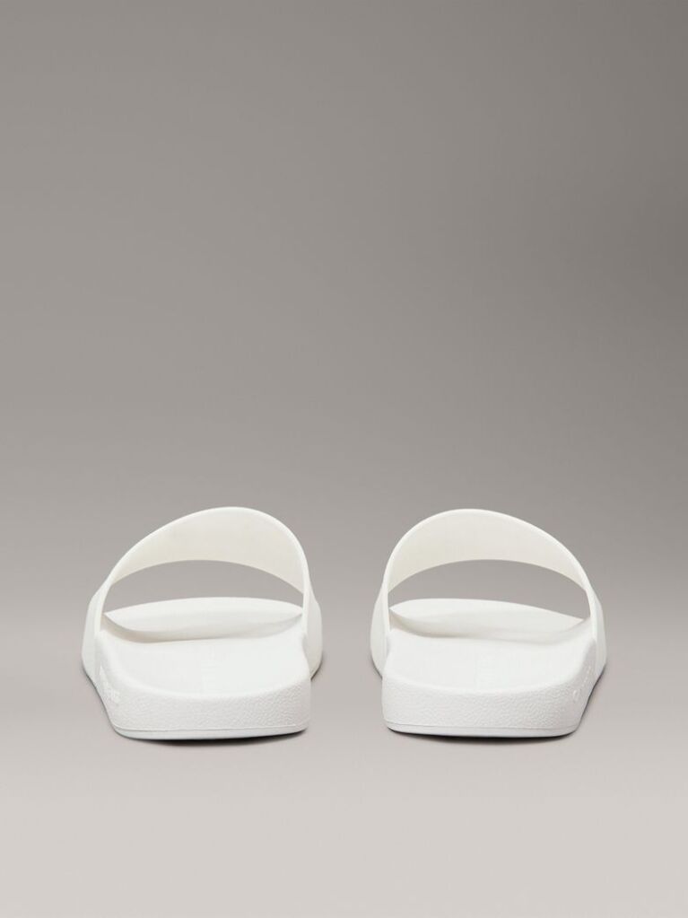 White Logo Sliders  Women