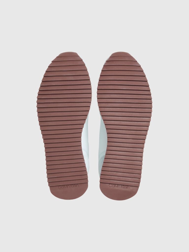 Μπλε Δερμάτινα Sneakers  Γυναίκα
