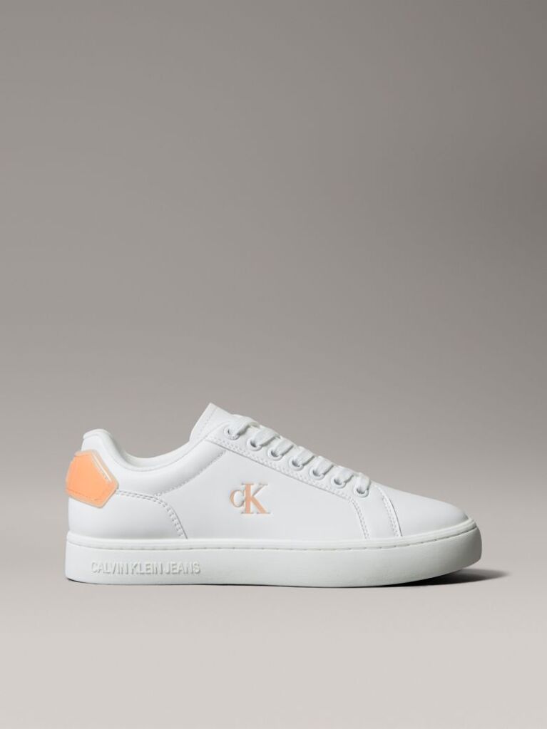 White Classic Leather Trainers  Women
