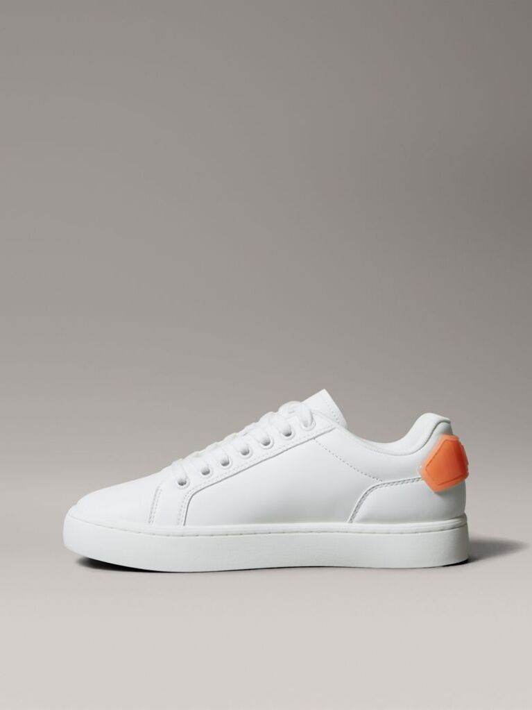 White Classic Leather Trainers  Women