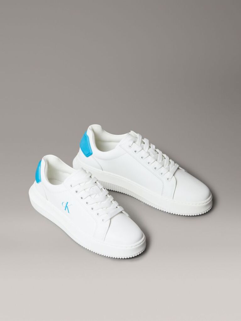 White Leather Trainers  Women