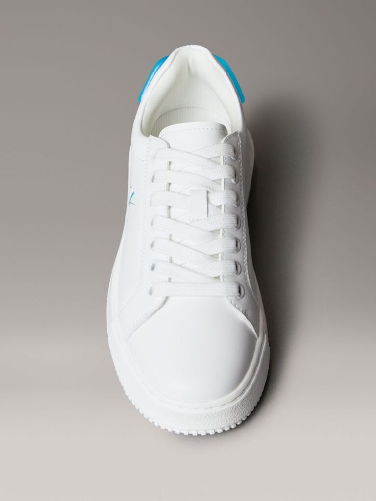 White Leather Trainers  Women