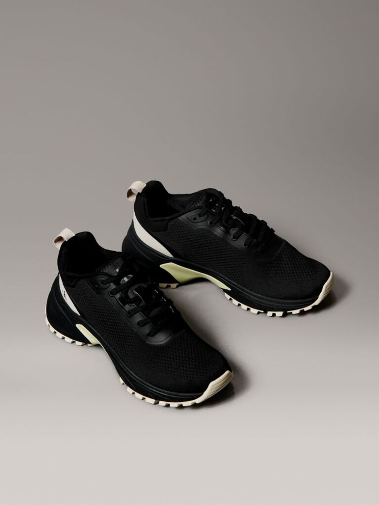 Μαύρο Sneakers Με Δίχτυ  Γυναίκα