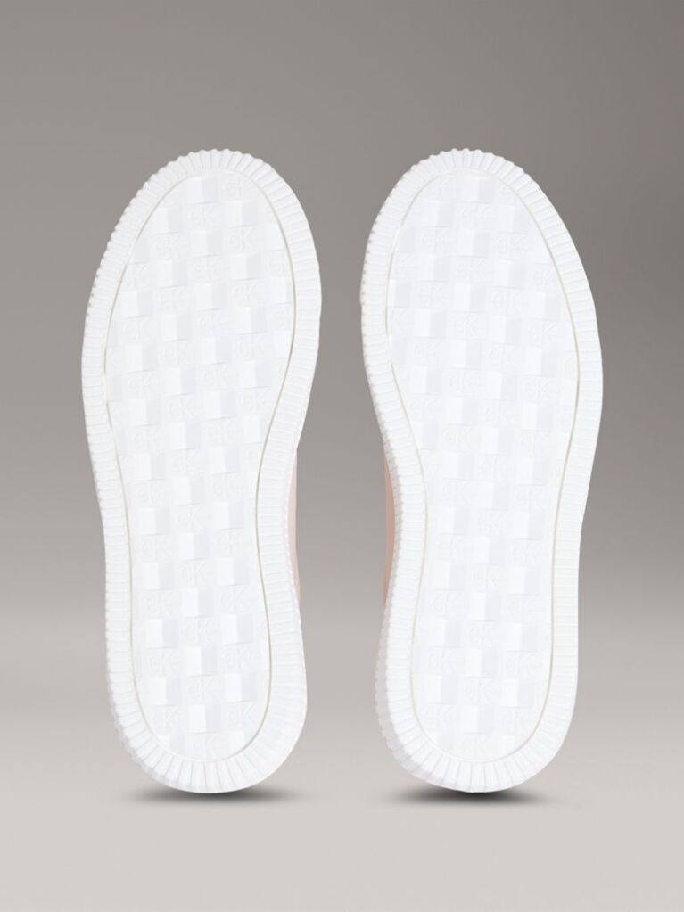 Pink Leather Trainers  Women