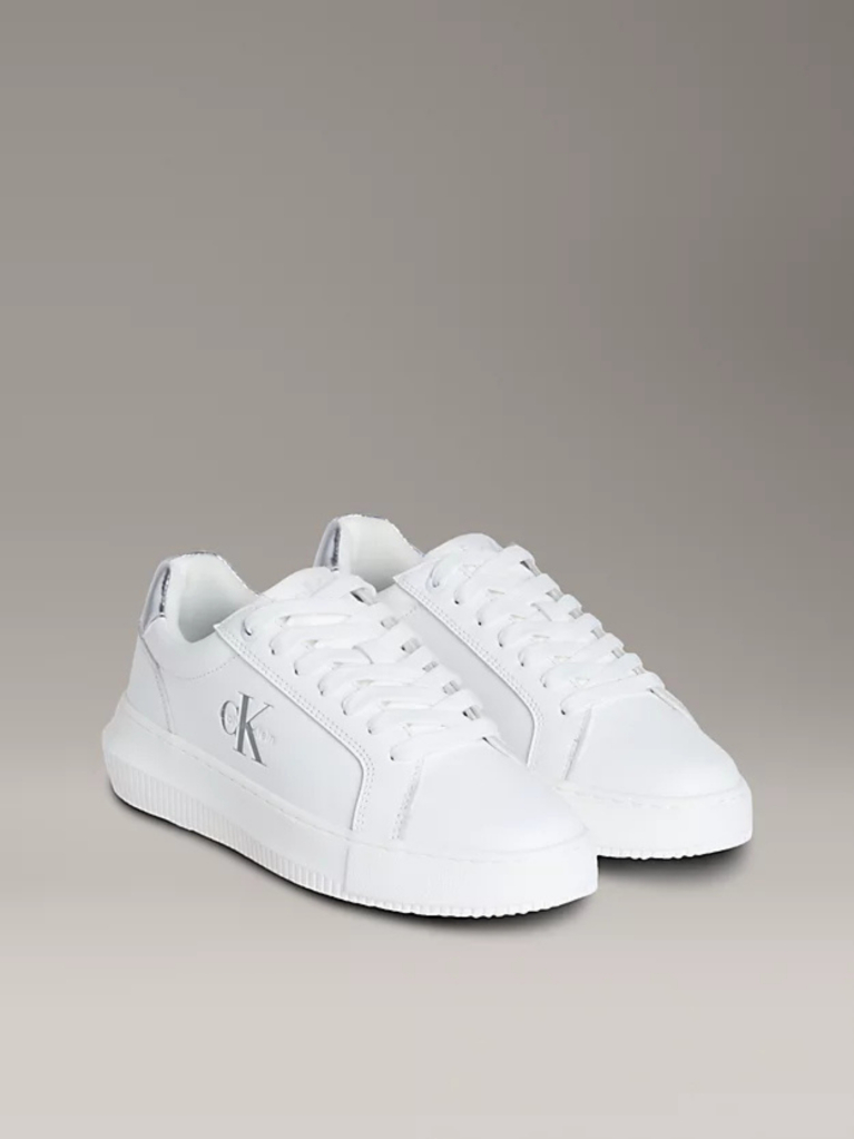 Λευκό Δερμάτινα Sneakers  Γυναίκα
