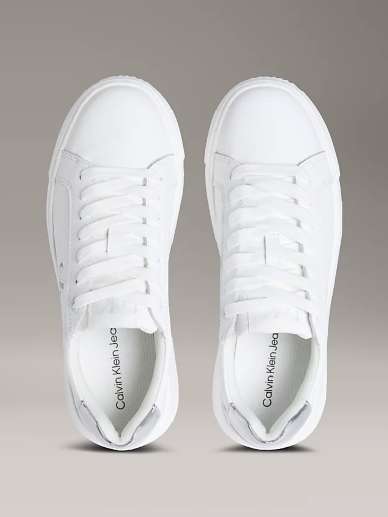 Λευκό Δερμάτινα Sneakers  Γυναίκα