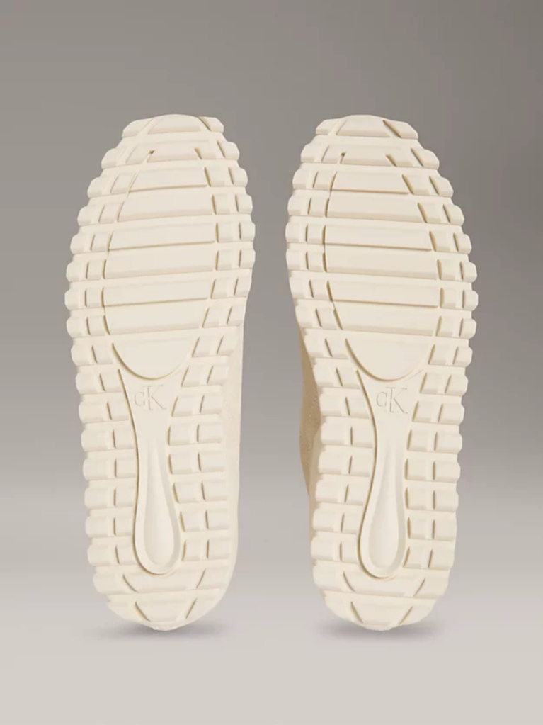 White Suede Trainers  Women