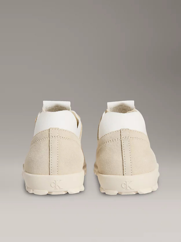 White Suede Trainers  Women