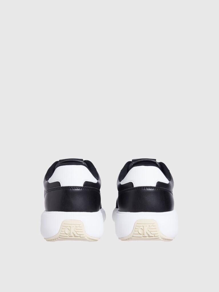 Μαύρο Δερμάτινα Sneakers  Γυναίκα