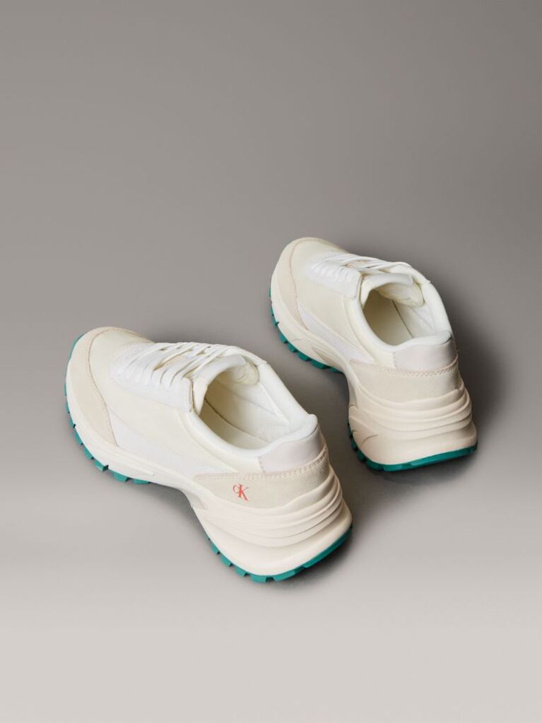 White Suede Trainers  Women
