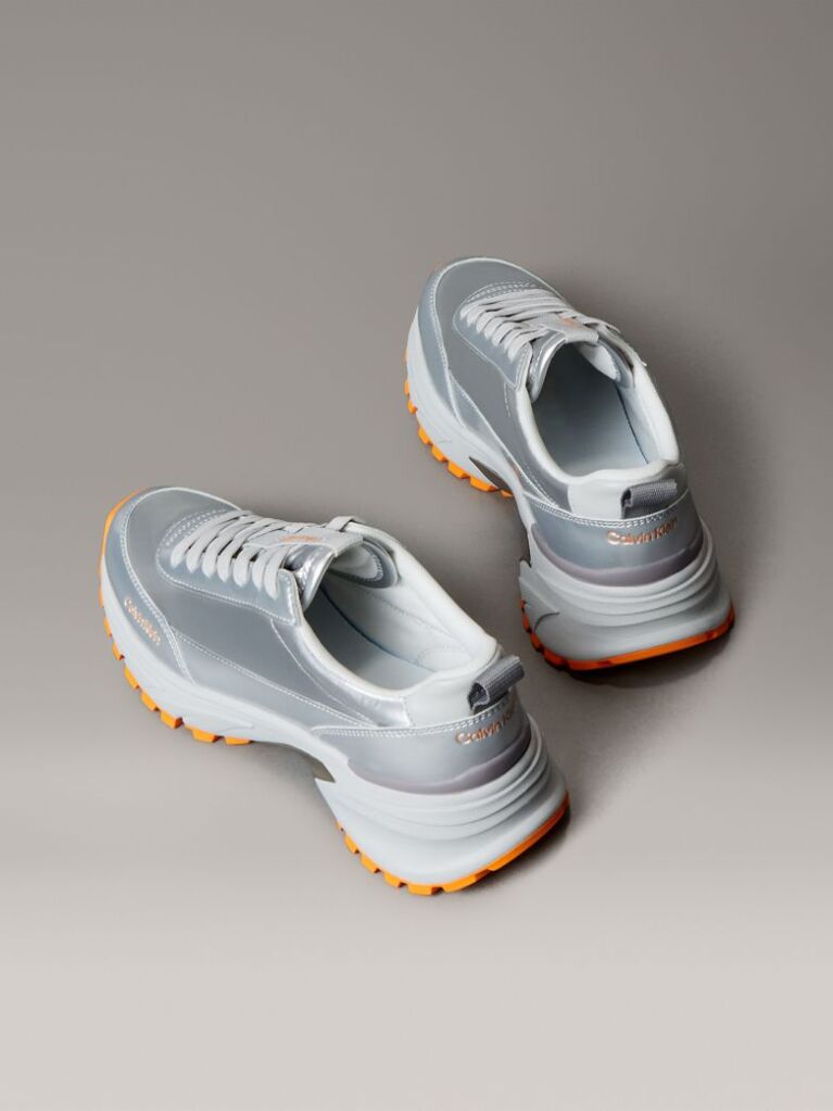 Silver Trailblazer — Shine Runner Trainers  Women