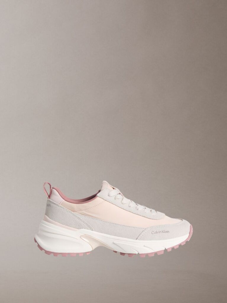 Multi Suede and Nylon Runner Trainers  Women