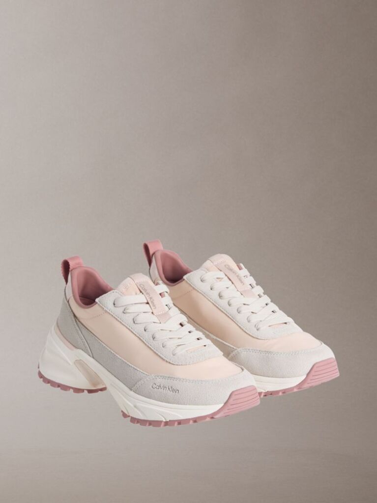 Multi Suede and Nylon Runner Trainers  Women