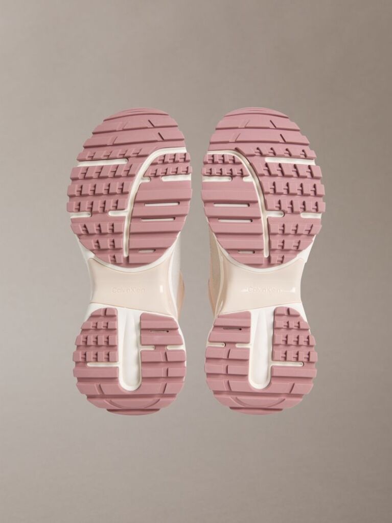 Multi Suede and Nylon Runner Trainers  Women