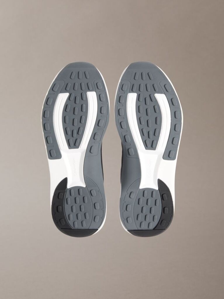 Black Emblem Logo Chunky Runner Trainers  Women