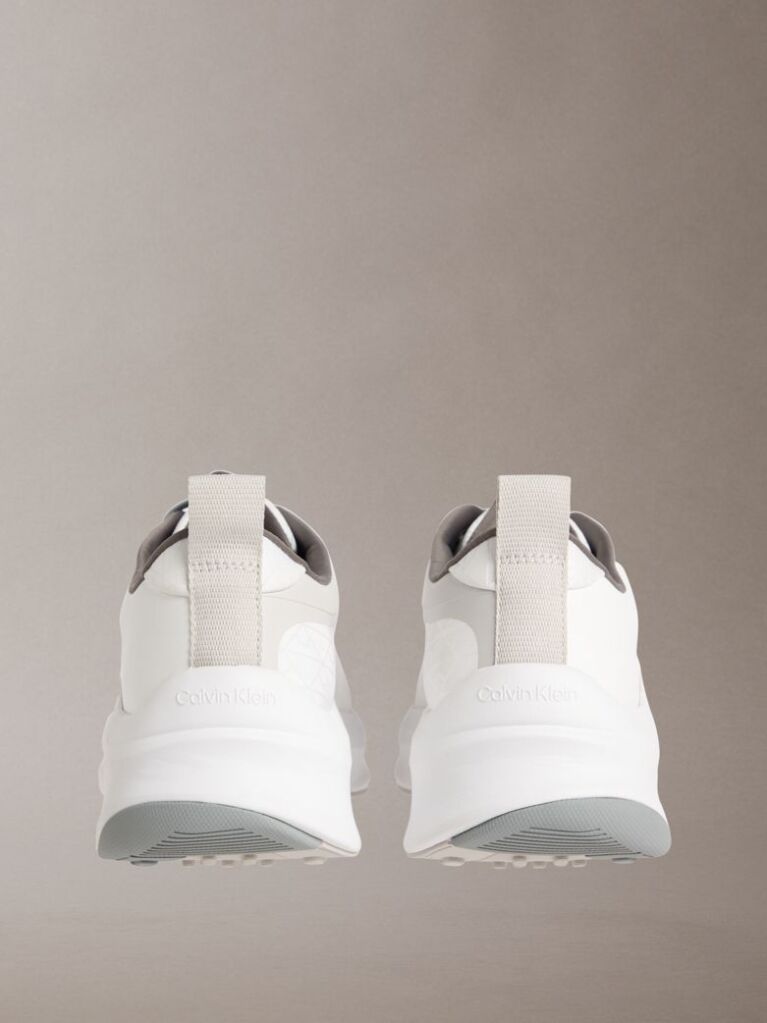 White Emblem Logo Chunky Runner Trainers  Women