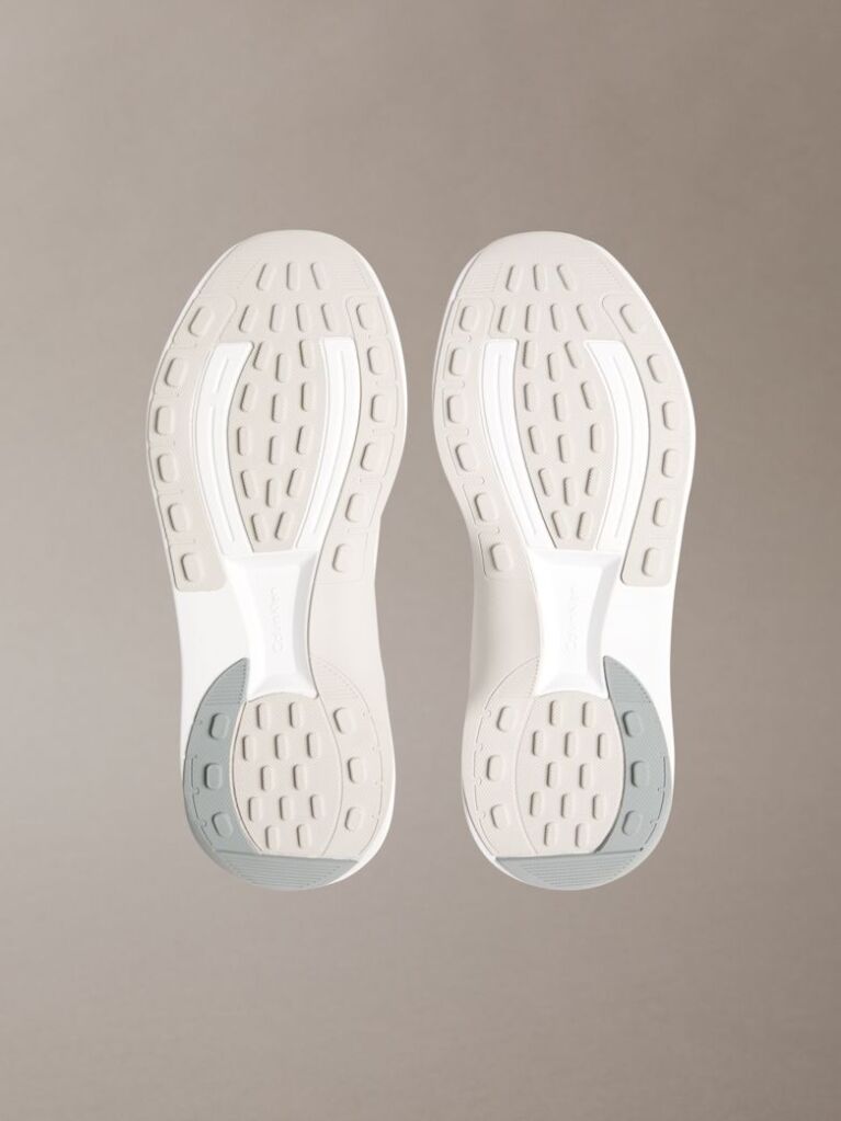 White Emblem Logo Chunky Runner Trainers  Women