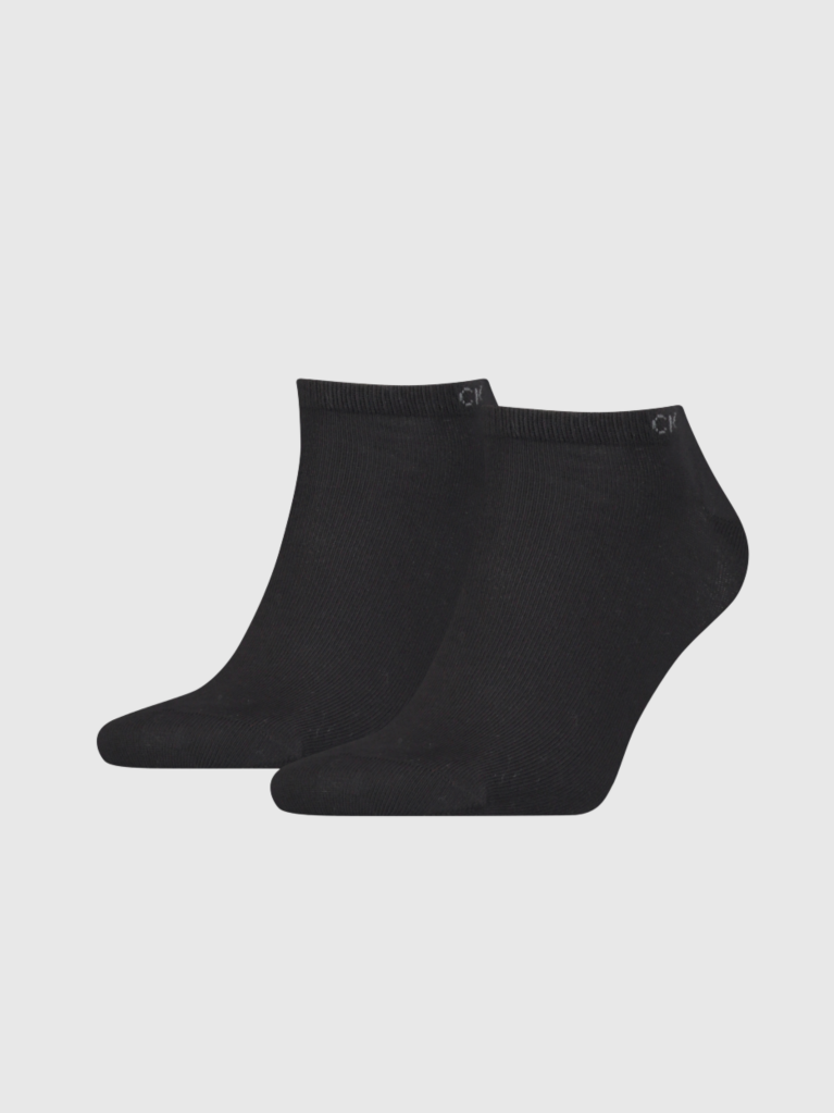 Black Calvin Klein Casual Men's Sneaker Socks 2 pack  Men